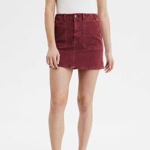 American Eagle Maroon Skirt
